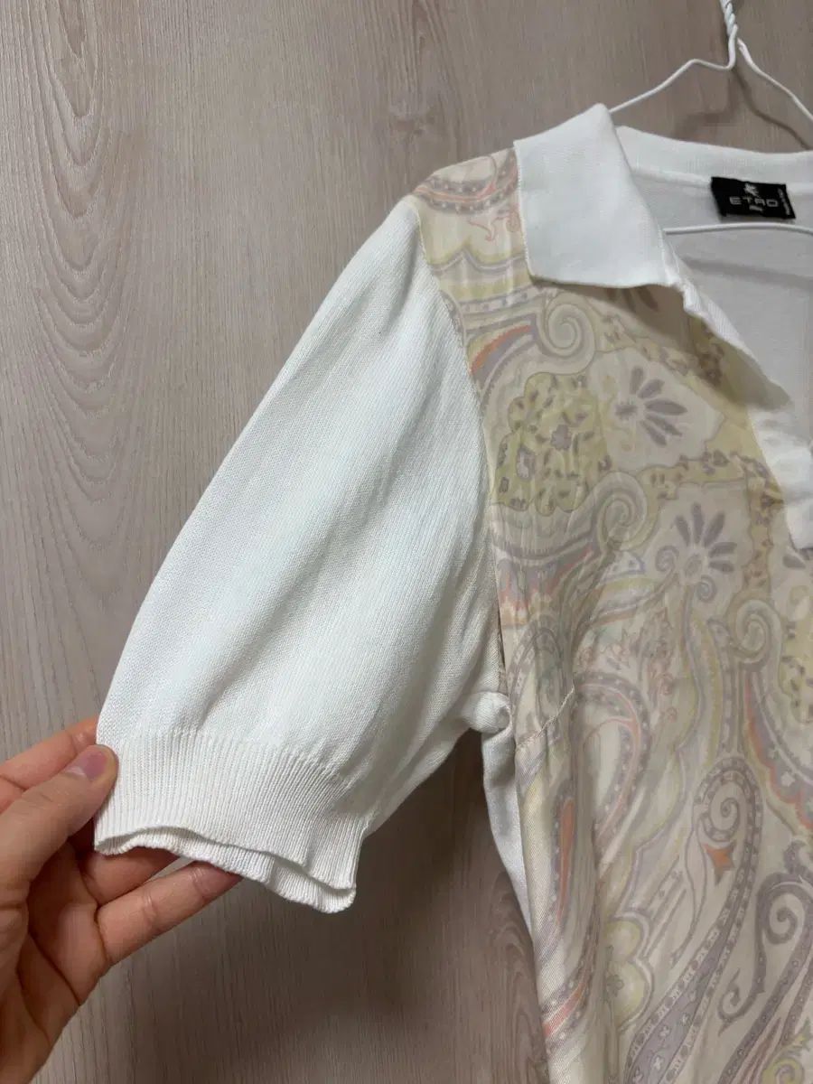 エトロ 正規品 ベイズリー シルク カラーTシャツ