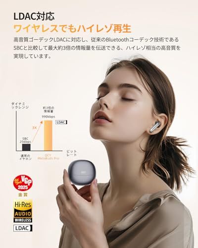 ☆新品☆【VGP 2025 金賞】QCY MeloBuds Pro ワイヤレスイヤホン ノイズキャンセリング ハイレゾ LDAC対応イヤフォン 360°空間オーディオ Bluetooth5.3 外音取り込みモード 装着検出機能 マルチポイント 18f8269c ☆新品☆【VGP 2025 金賞】QCY MeloBuds Pro ワイヤレスイヤホン ノイズキャンセリング ハイレゾ LDAC対応イヤフォン 360°空間オーディオ Bluetooth5.3 外音取り込みモード 装着検出機能 マルチポイント 18f8269c