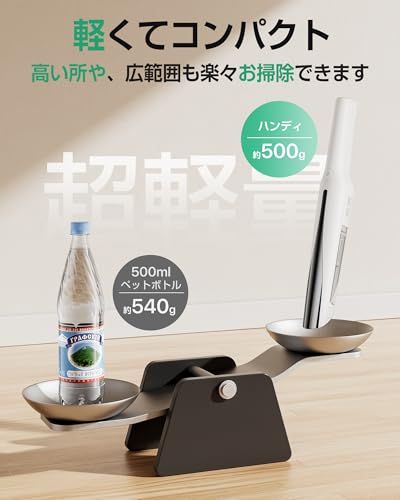 ☆新品☆掃除機 コードレス 軽量【45KPa超強力吸引・0.5kg超軽量・45分連続稼働】 6in1 ハンディ掃除機 2WAY スティッククリーナー 収納スタンド付き 紙パック不要 低騒音 髪の毛が絡まないノンブラシ構造 LCDディスプレイ d7a94d47