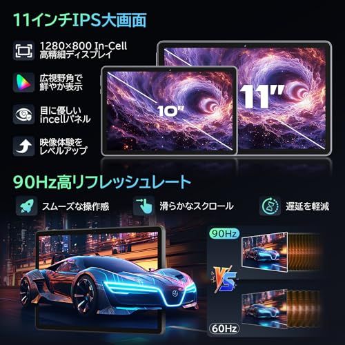☆新品☆Android 16 タブレット 11インチ 大画面 アンドロイド16 M70 タブレット Wi-Fiモデル GPS搭載 20GB+128GB 8コアCPU 90Hz Gemini AI Widevine L1/Netflix対応 顔 0395b2e5 ☆新品☆Android 16 タブレット 11インチ 大画面 アンドロイド16 M70 タブレット Wi-Fiモデル GPS搭載 20GB+128GB 8コアCPU 90Hz Gemini AI Widevine L1/Netflix対応 顔 0395b2e5