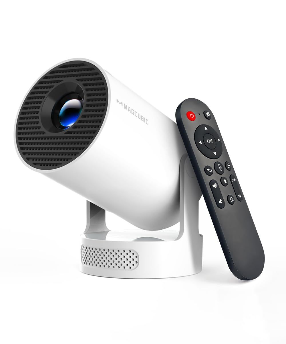 ☆新品☆プロジェクター 家庭用 【APP利用可能・360°HIFI立体スピーカー】Magcubic ぷろじえくたー 小型 Bluetooth5.4 18000ルーメン プロジェクター天井投影 1080P Wi-Fi6 4K対応 短距離投影 自 46a184f9