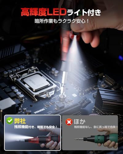 ☆新品☆電動ドライバー 小型 【伝統革新・中が見える電動ドライバー・鬼トルク6N.m】強力 16点ビット付き 収納ケース付き USB-C充電式 高輝度LEDライト 軽量 DIY 操作簡単 女性/初心者対応 クリアレッド 108ec1ed ☆新品☆電動ドライバー 小型 【伝統革新・中が見える電動ドライバー・鬼トルク6N.m】強力 16点ビット付き 収納ケース付き USB-C充電式 高輝度LEDライト 軽量 DIY 操作簡単 女性/初心者対応 クリアレッド 108ec1ed