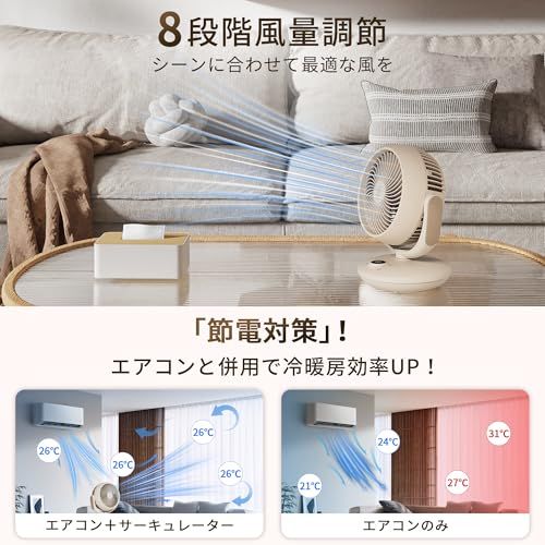 ☆新品☆サーキュレーター 静音 節電 Gefion 扇風機 強力送風 DCモーター 上下左右首振り 分解 洗える 省エネ 8m強力送風 24畳対応 23dB静音設計 8段階風量調整 9Hタイマー付き 3つ送風モード 卓上/小型扇風機 リモコン 4a098bab ☆新品☆サーキュレーター 静音 節電 Gefion 扇風機 強力送風 DCモーター 上下左右首振り 分解 洗える 省エネ 8m強力送風 24畳対応 23dB静音設計 8段階風量調整 9Hタイマー付き 3つ送風モード 卓上/小型扇風機 リモコン 4a098bab