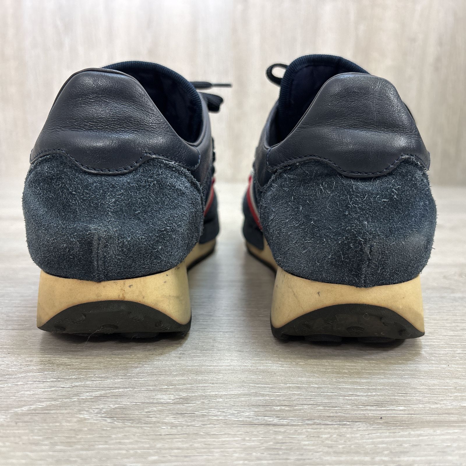 MONCLER ローカット スニーカー ネイビー トリコロール サイズ41 