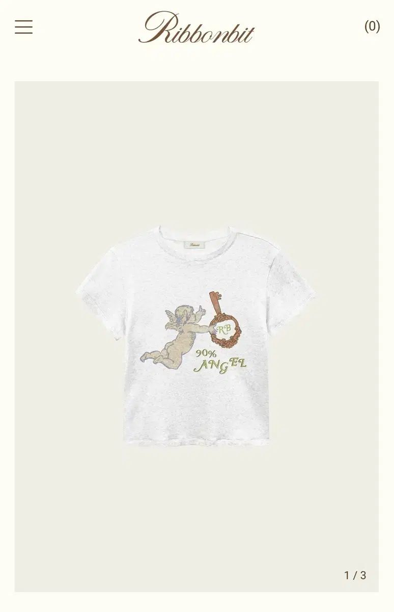 リボン빛 Angel Tシャツ