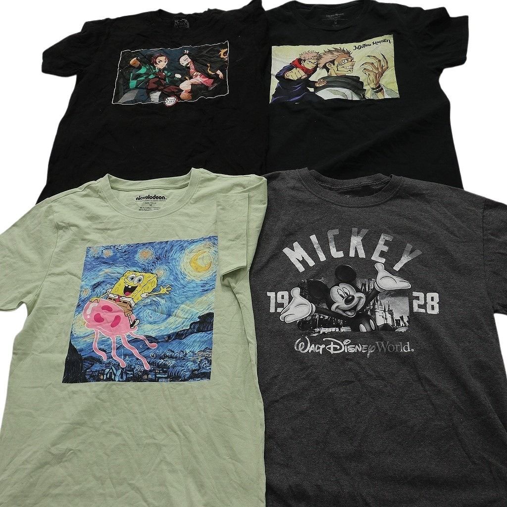 古着卸 まとめ売り キャラクター Tシャツ 15枚セット ( メンズ M ) ディズニー ミッキー スヌーピー スターウォーズ 中古 古着 NE8943 古着卸 まとめ売り キャラクター Tシャツ 15枚セット ( メンズ M ) ディズニー ミッキー スヌーピー スターウォーズ 中古 古着 NE8943