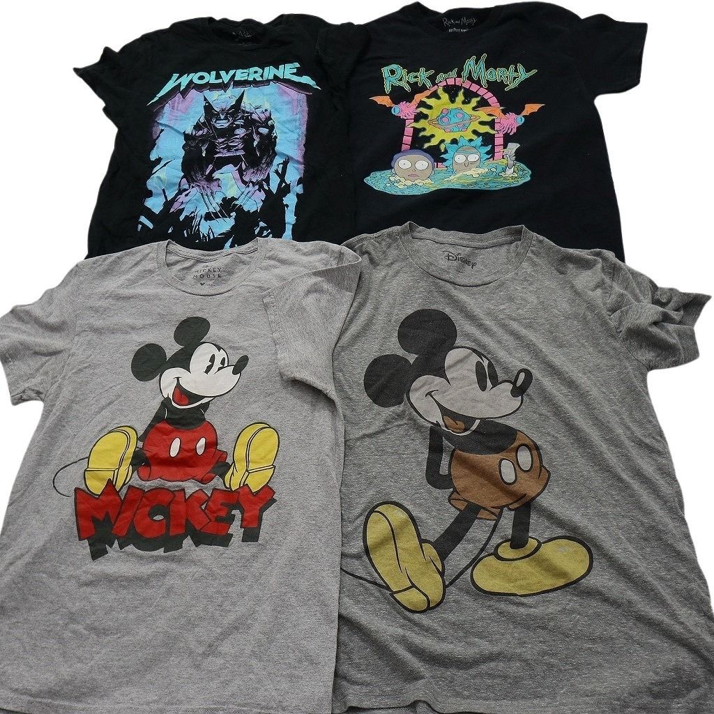 古着卸 まとめ売り キャラクター Tシャツ 14枚セット ( メンズ S ) ディズニー ミッキー タートルズ マーベル ナルト 中古 古着 NE8948 古着卸 まとめ売り キャラクター Tシャツ 14枚セット ( メンズ S ) ディズニー ミッキー タートルズ マーベル ナルト 中古 古着 NE8948