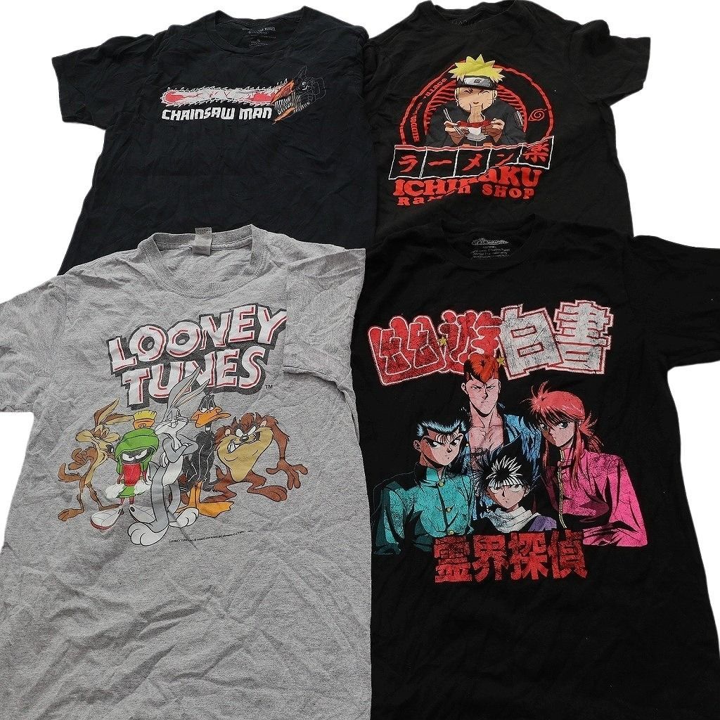 古着卸 まとめ売り キャラクター Tシャツ 14枚セット ( メンズ S ) トムとジェリー ナルト ルーニートゥーンズ 中古 古着 NE8949 古着卸 まとめ売り キャラクター Tシャツ 14枚セット ( メンズ S ) トムとジェリー ナルト ルーニートゥーンズ 中古 古着 NE8949