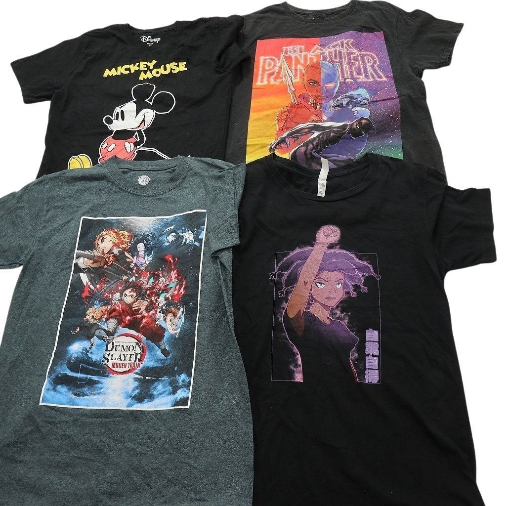 古着卸 まとめ売り キャラクター Tシャツ 14枚セット ( メンズ S ) ディズニー ミッキー ナルト スパイダーマン 中古 古着 NE8950 古着卸 まとめ売り キャラクター Tシャツ 14枚セット ( メンズ S ) ディズニー ミッキー ナルト スパイダーマン 中古 古着 NE8950