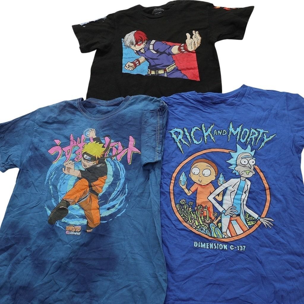 古着卸 まとめ売り キャラクター Tシャツ 14枚セット ( メンズ S ) ディズニー ミッキー ナルト スパイダーマン 中古 古着 NE8950 古着卸 まとめ売り キャラクター Tシャツ 14枚セット ( メンズ S ) ディズニー ミッキー ナルト スパイダーマン 中古 古着 NE8950