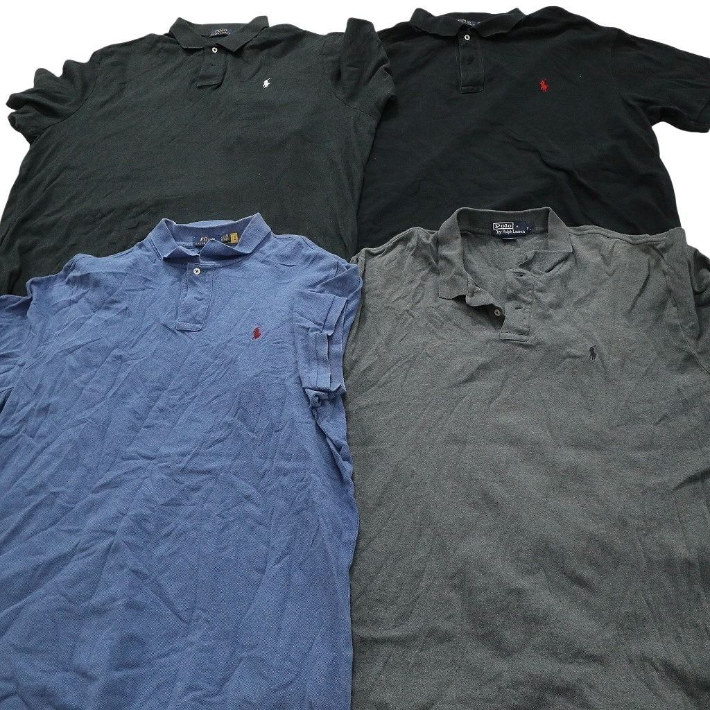 古着卸 まとめ売り ラルフローレン 半袖 ポロシャツ 16枚セット ( メンズ 2XL/3XL/4XL ) 紺タグ オールド ボーダー 中古 古着 NE8953 古着卸 まとめ売り ラルフローレン 半袖 ポロシャツ 16枚セット ( メンズ 2XL/3XL/4XL ) 紺タグ オールド ボーダー 中古 古着 NE8953