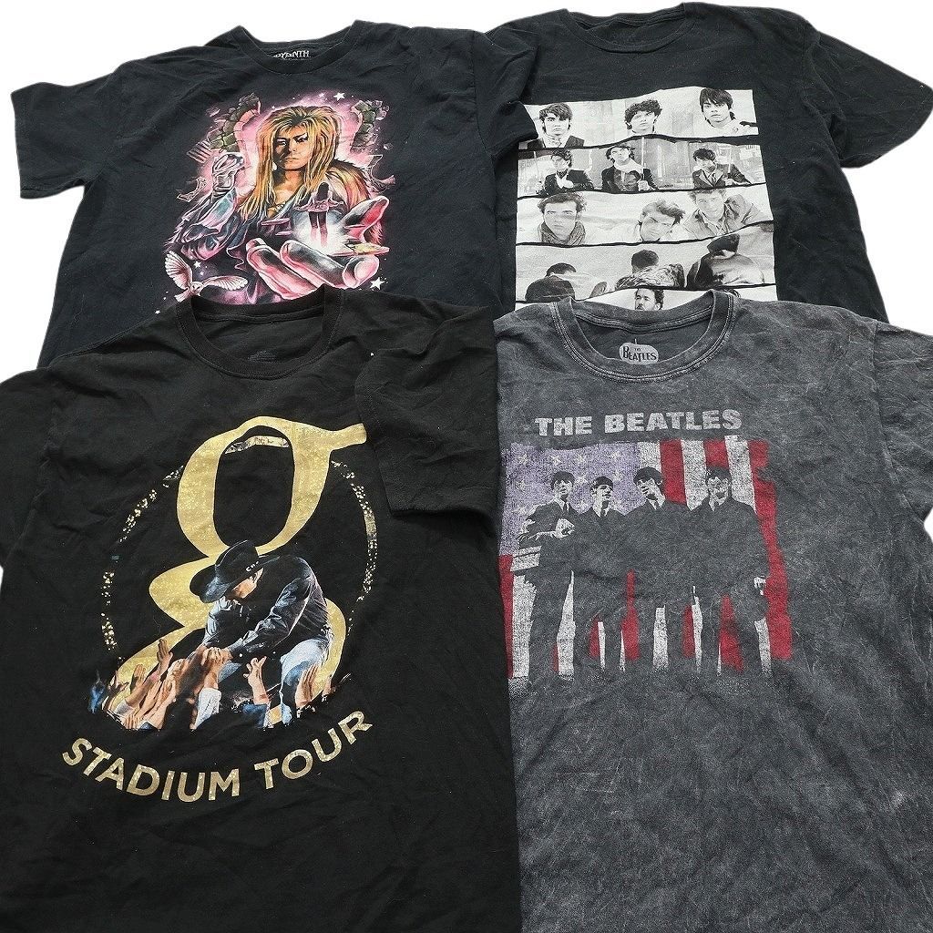 古着卸 まとめ売り 音楽・バンド Tシャツ 16枚セット ( メンズ L ) AC/DC ビートルズ レッドツェッペリン 中古 古着 NE8958 古着卸 まとめ売り 音楽・バンド Tシャツ 16枚セット ( メンズ L ) AC/DC ビートルズ レッドツェッペリン 中古 古着 NE8958