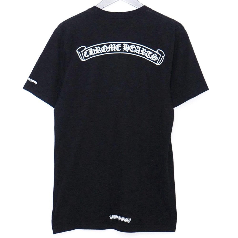 CHROME HEARTS スクロールラベルプリントポケットTシャツ Mサイズ