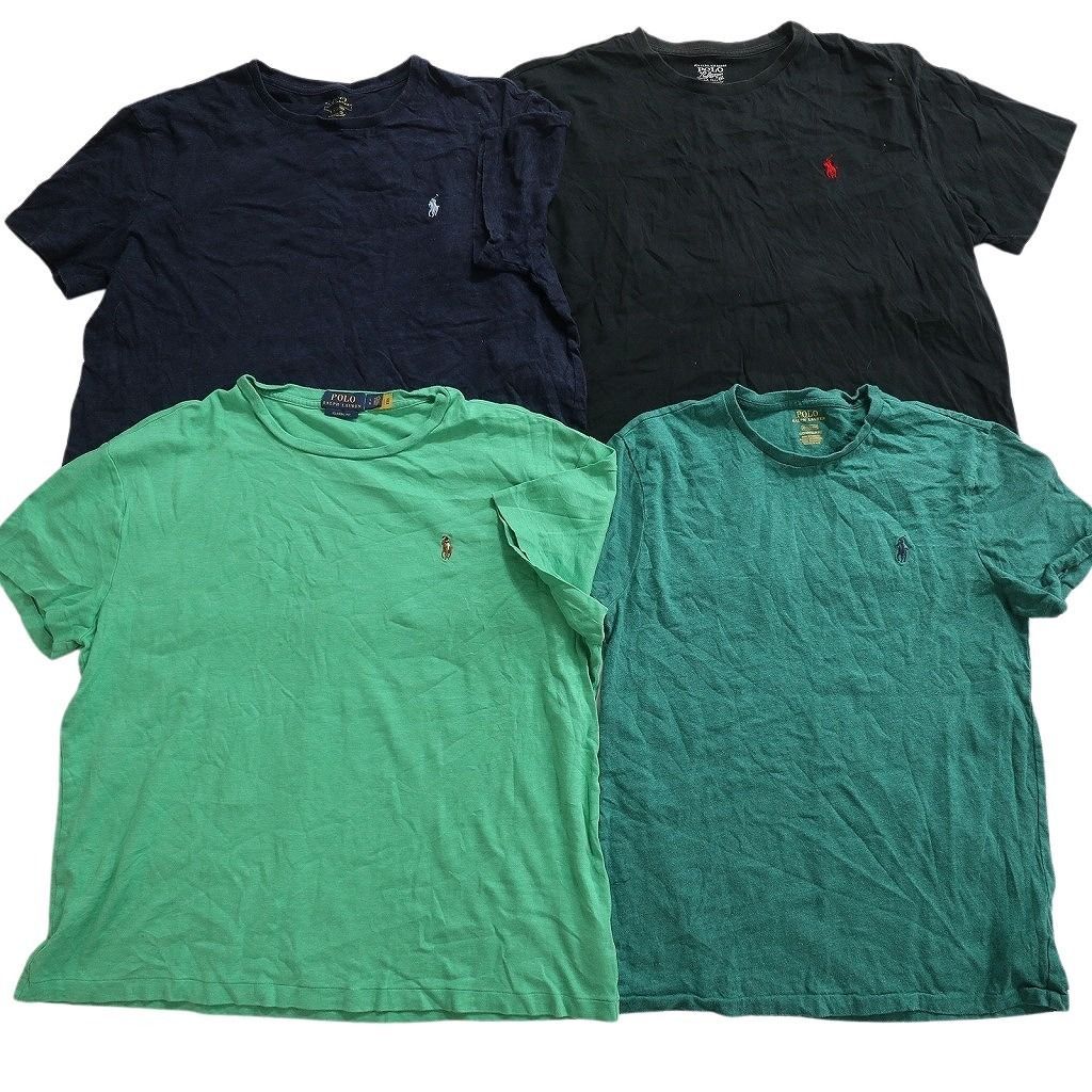 古着卸 まとめ売り ラルフローレン Tシャツ 16枚セット ( メンズ M/L ) ポケT 総柄 中古 古着 NE8973 古着卸 まとめ売り ラルフローレン Tシャツ 16枚セット ( メンズ M/L ) ポケT 総柄 中古 古着 NE8973