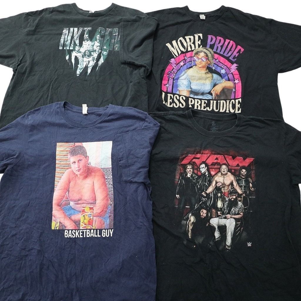 古着卸 まとめ売り 人物 Tシャツ 16枚セット ( メンズ 2XL/3XL/5XL ) NBA コービーブライアント ボブロス オバマ 中古 古着 NE8985 古着卸 まとめ売り 人物 Tシャツ 16枚セット ( メンズ 2XL/3XL/5XL ) NBA コービーブライアント ボブロス オバマ 中古 古着 NE8985