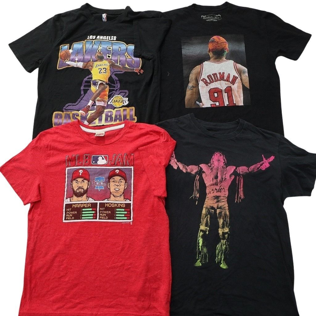 古着卸 まとめ売り 人物 Tシャツ 14枚セット ( メンズ S/M ) ドナルドトランプ モハメドアリ デニスロッドマン NBA 中古 古着 NE8991 古着卸 まとめ売り 人物 Tシャツ 14枚セット ( メンズ S/M ) ドナルドトランプ モハメドアリ デニスロッドマン NBA 中古 古着 NE8991