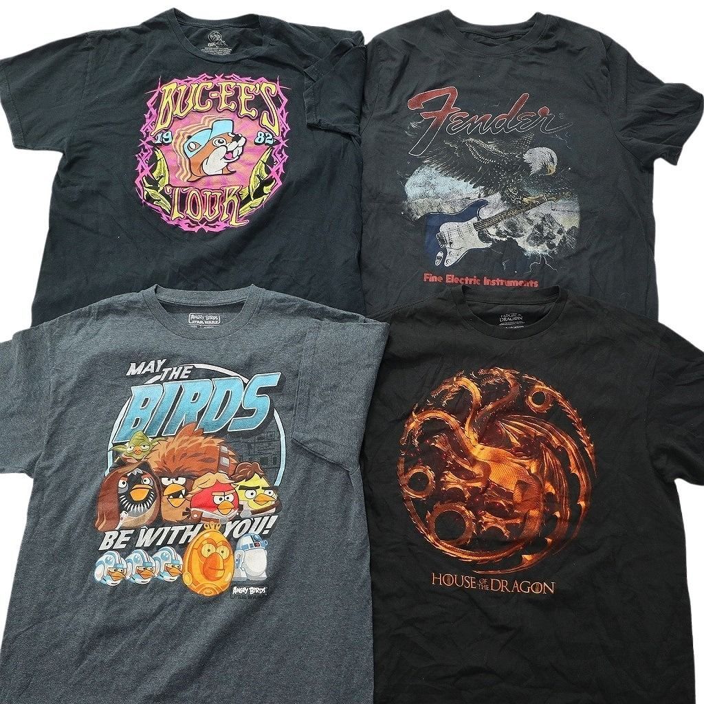 古着卸 まとめ売り 企業 Tシャツ 16枚セット ( メンズ L/XL ) コカ・コーラ キャタピラー NASA バッキーズ 中古 古着 NE8999