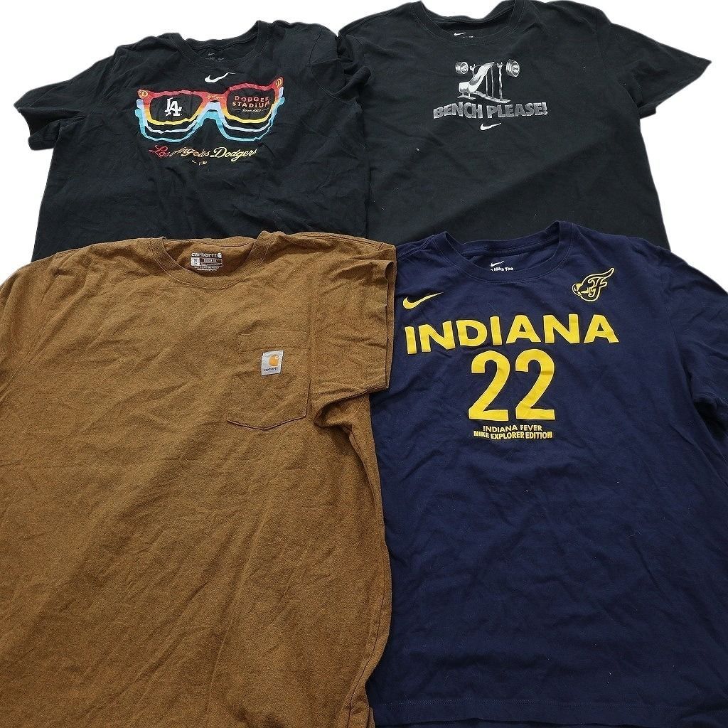 古着卸 まとめ売り ブランドMIX Tシャツ 16枚セット ( メンズ XL ) カーハート コロンビア ディッキーズ ナイキ 中古 古着 NE9002