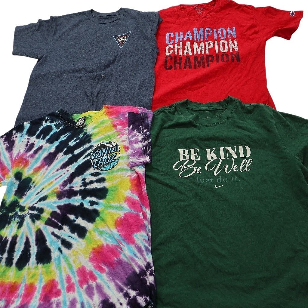 古着卸 まとめ売り ブランドMIX Tシャツ 16枚セット ( メンズ M ) カーハート ナイキ チャンピオン VANS 中古 古着 NE9006