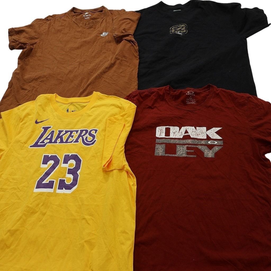 古着卸 まとめ売り ブランドMIX Tシャツ 16枚セット ( メンズ XL ) カーハート オークリー オールドネイビー ナイキ 中古 古着 NE9014
