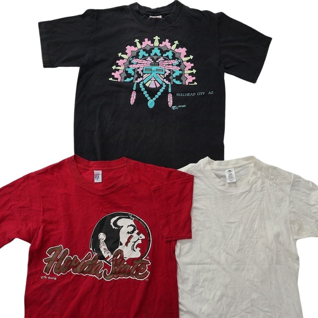 古着卸 まとめ売り ヴィンテージ シングルステッチ Tシャツ 13枚セット ( メンズ S/M ) フルーツオブザルーム GAP 中古 古着 NE9021 古着卸 まとめ売り ヴィンテージ シングルステッチ Tシャツ 13枚セット ( メンズ S/M ) フルーツオブザルーム GAP 中古 古着 NE9021