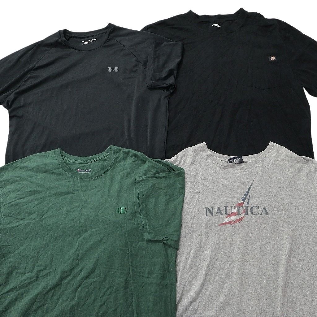 古着卸 まとめ ブランドMIX Tシャツ 16枚セット ( メンズ 2XL/3XL/4XL ) ディッキーズ ノーティカ ナイキ チャンピオン 中古 古着 NE9026
