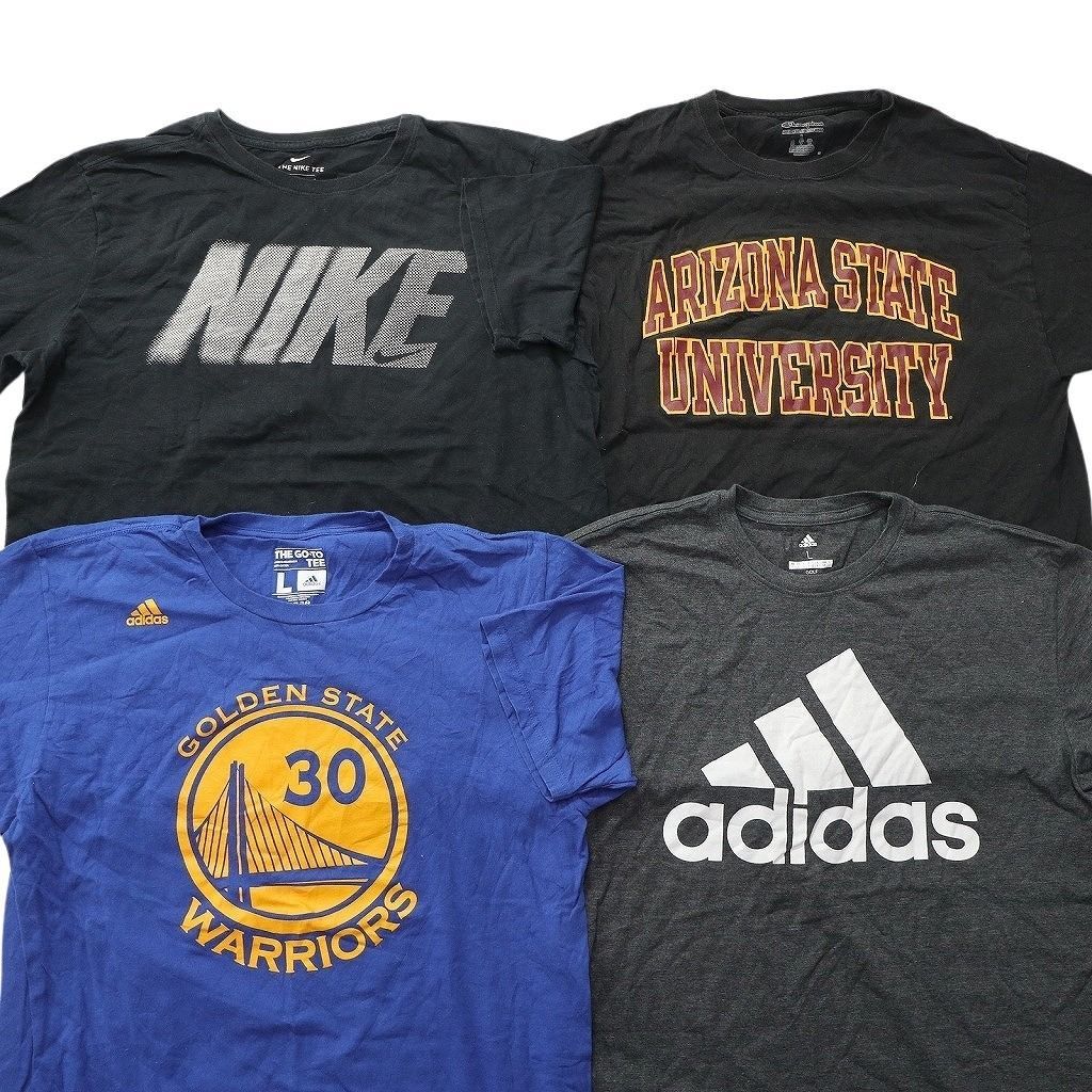 古着卸 まとめ売り ブランドMIX Tシャツ 16枚セット ( メンズ L ) ディッキーズ コロンビア トミーヒルフィガー ナイキ 中古 古着 NE9038