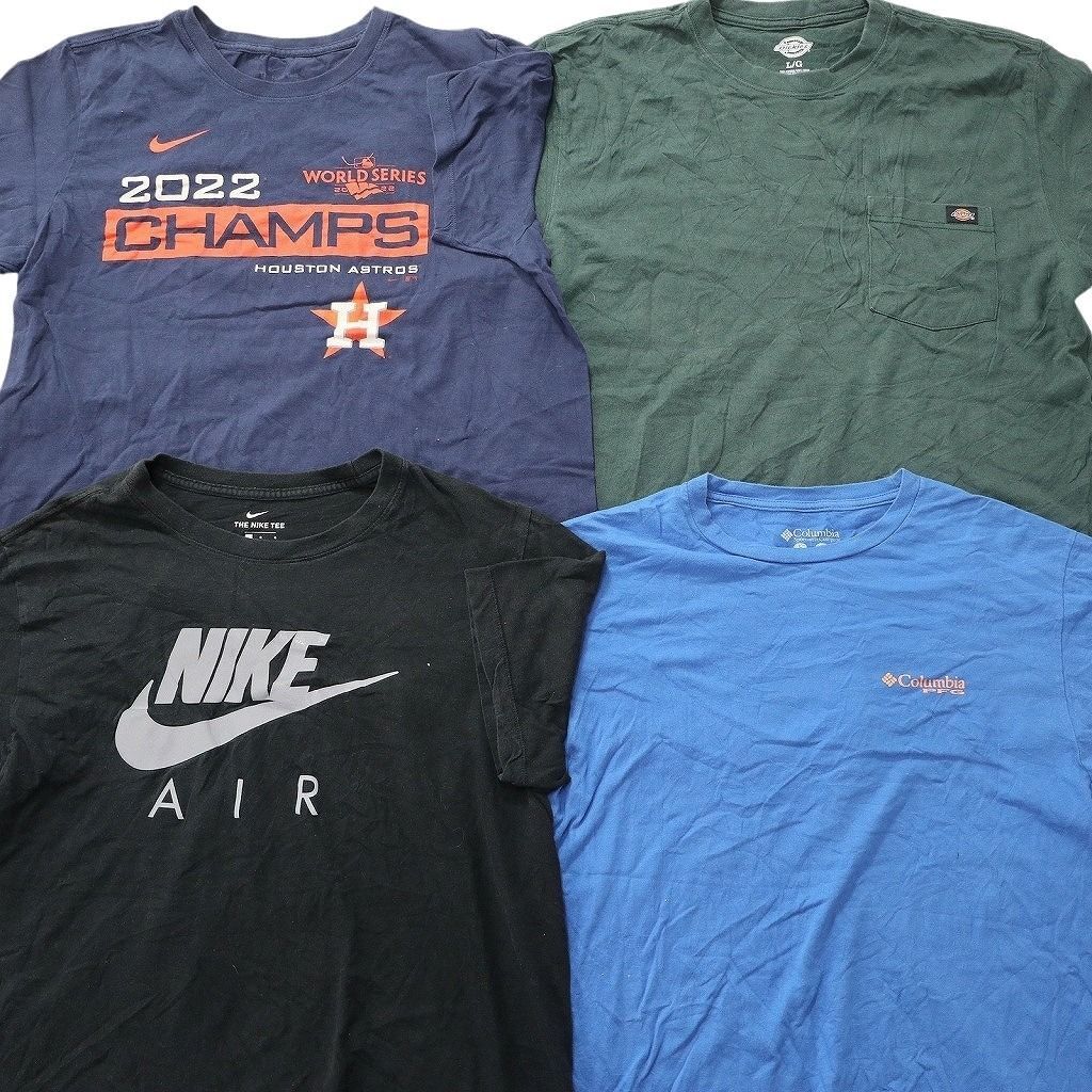 古着卸 まとめ売り ブランドMIX Tシャツ 16枚セット ( メンズ L ) ディッキーズ コロンビア トミーヒルフィガー ナイキ 中古 古着 NE9038