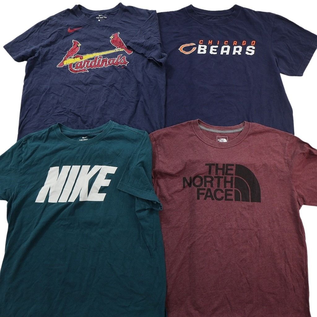 古着卸 まとめ売り ブランドMIX Tシャツ 16枚セット ( メンズ L ) ノースフェイス ナイキ チャンピオン リーボック 中古 古着 NE9042