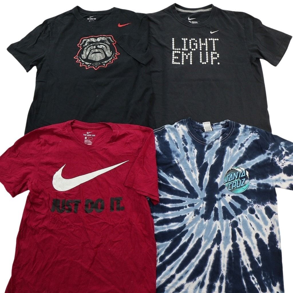 古着卸 まとめ売り ブランドMIX Tシャツ 16枚セット ( メンズ M ) ナイキ チャンピオン サンタクルーズ アディダス 中古 古着 NE9043