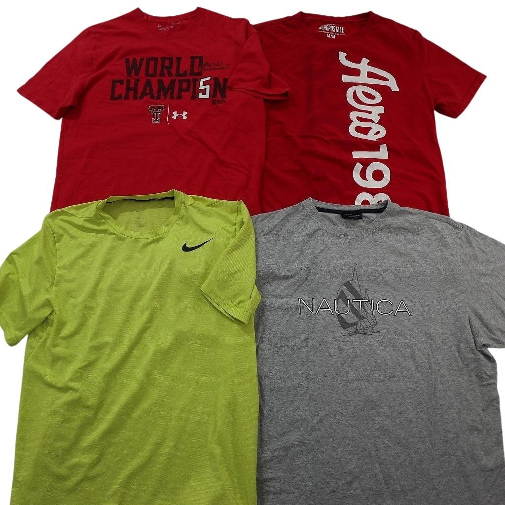 古着卸 まとめ売り ブランドMIX Tシャツ 16枚セット ( メンズ M ) カーハート コロンビア オールドネイビー ノーティカ 中古 古着 NE9044