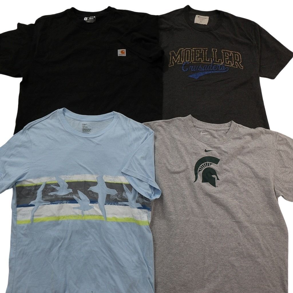 古着卸 まとめ売り ブランドMIX Tシャツ 16枚セット ( メンズ M ) ノースフェイス カーハート オールドネイビー ナイキ 中古 古着 NE9045
