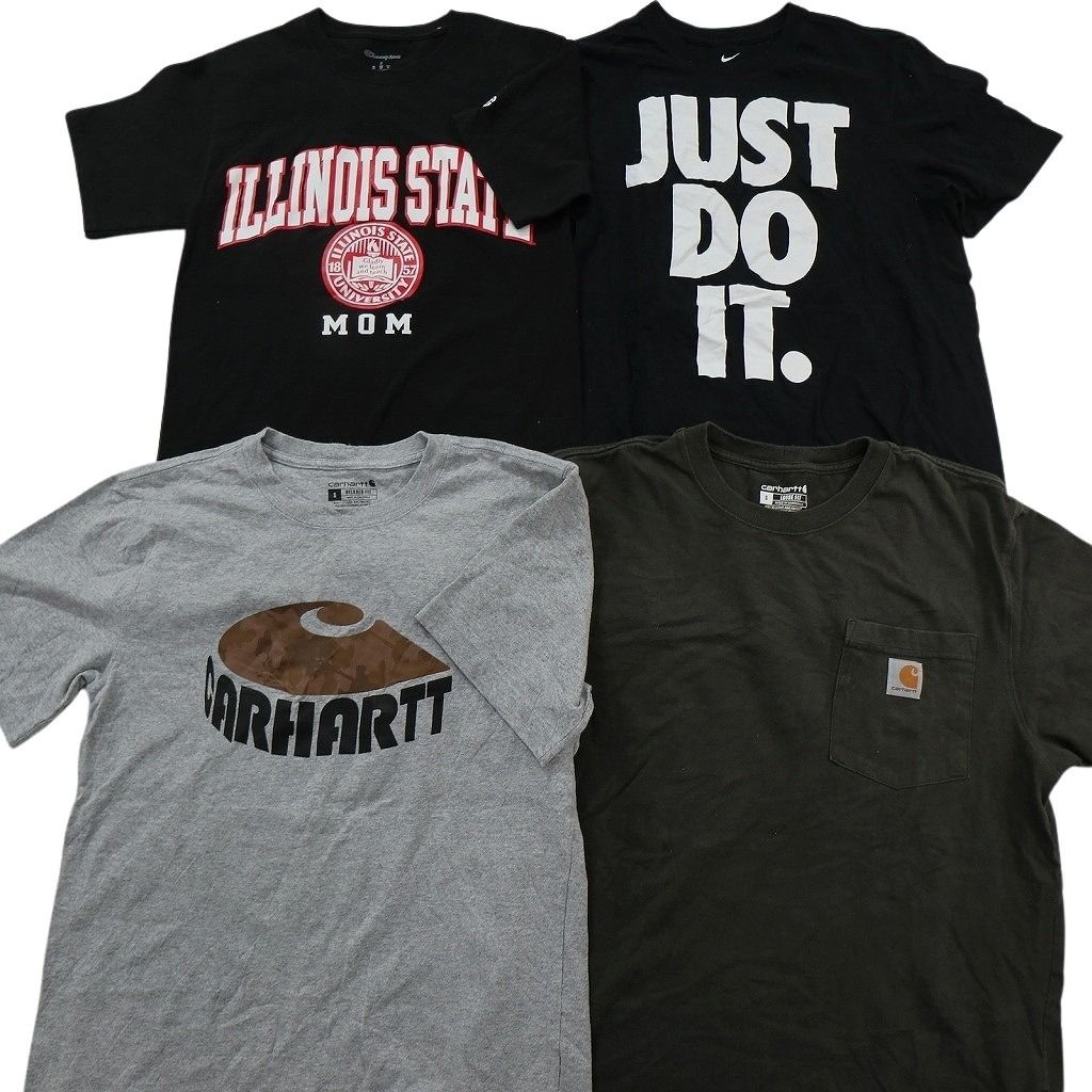 古着卸 まとめ売り ブランドMIX Tシャツ 16枚セット ( メンズ S ) ノースフェイス カーハート オークリー ナイキ 中古 古着 NE9048