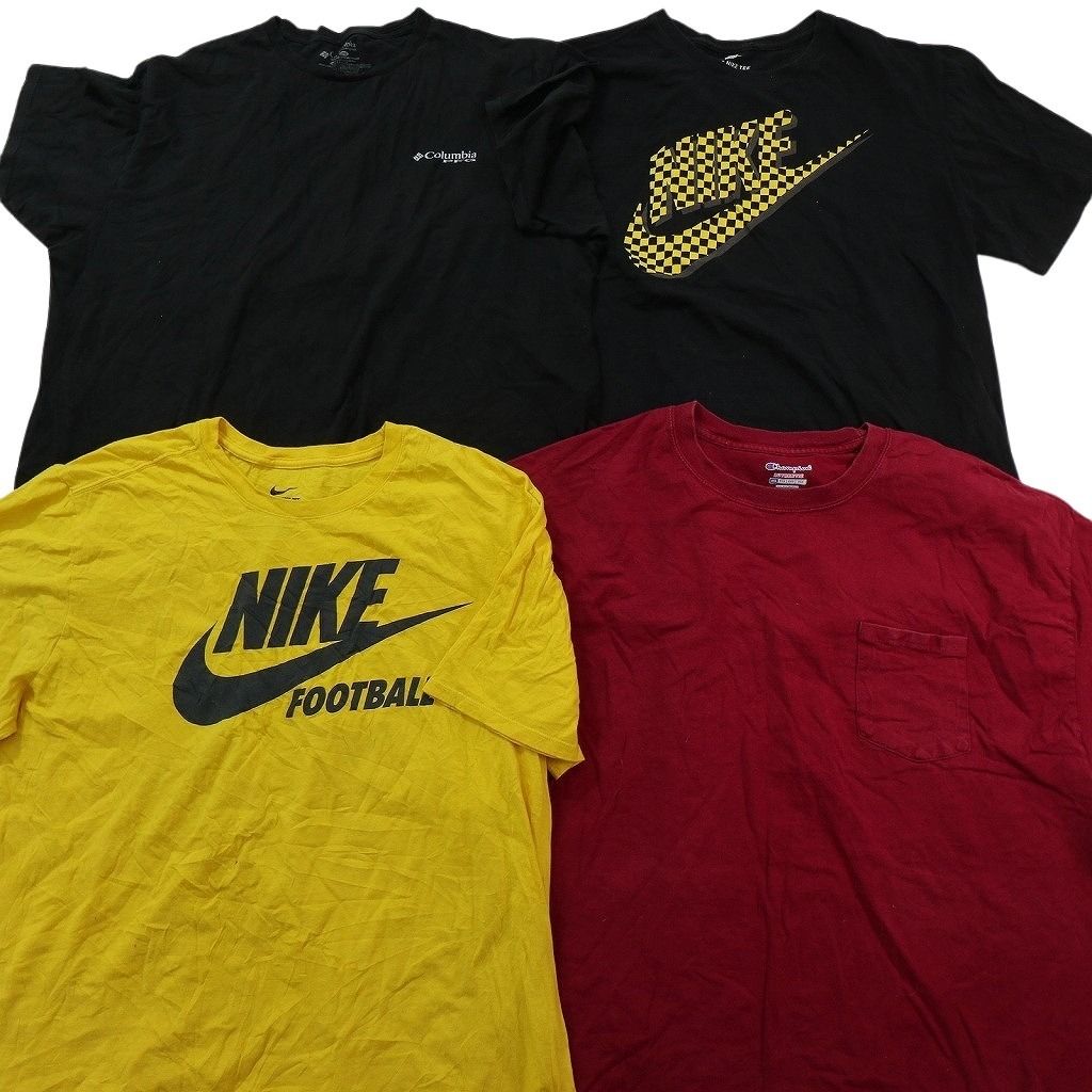 古着卸 まとめ ブランドMIX Tシャツ 16枚セット ( メンズ 2XL ) カーハート コロンビア オークリー ナイキ チャンピオン 中古 古着 NE9050 古着卸 まとめ ブランドMIX Tシャツ 16枚セット ( メンズ 2XL ) カーハート コロンビア オークリー ナイキ チャンピオン 中古 古着 NE9050
