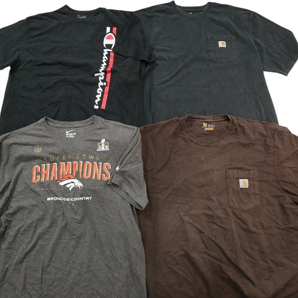 古着卸 まとめ売り ブランドMIX Tシャツ 16枚セット ( メンズ 2XL ) カーハート パタゴニア ナイキ チャンピオン 中古 古着 NE9052 古着卸 まとめ売り ブランドMIX Tシャツ 16枚セット ( メンズ 2XL ) カーハート パタゴニア ナイキ チャンピオン 中古 古着 NE9052