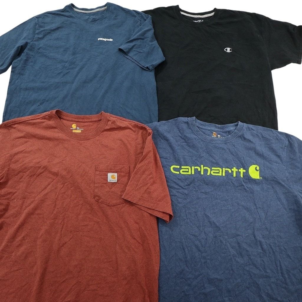 古着卸 まとめ売り ブランドMIX Tシャツ 16枚セット ( メンズ 2XL ) カーハート パタゴニア ナイキ チャンピオン 中古 古着 NE9052 古着卸 まとめ売り ブランドMIX Tシャツ 16枚セット ( メンズ 2XL ) カーハート パタゴニア ナイキ チャンピオン 中古 古着 NE9052