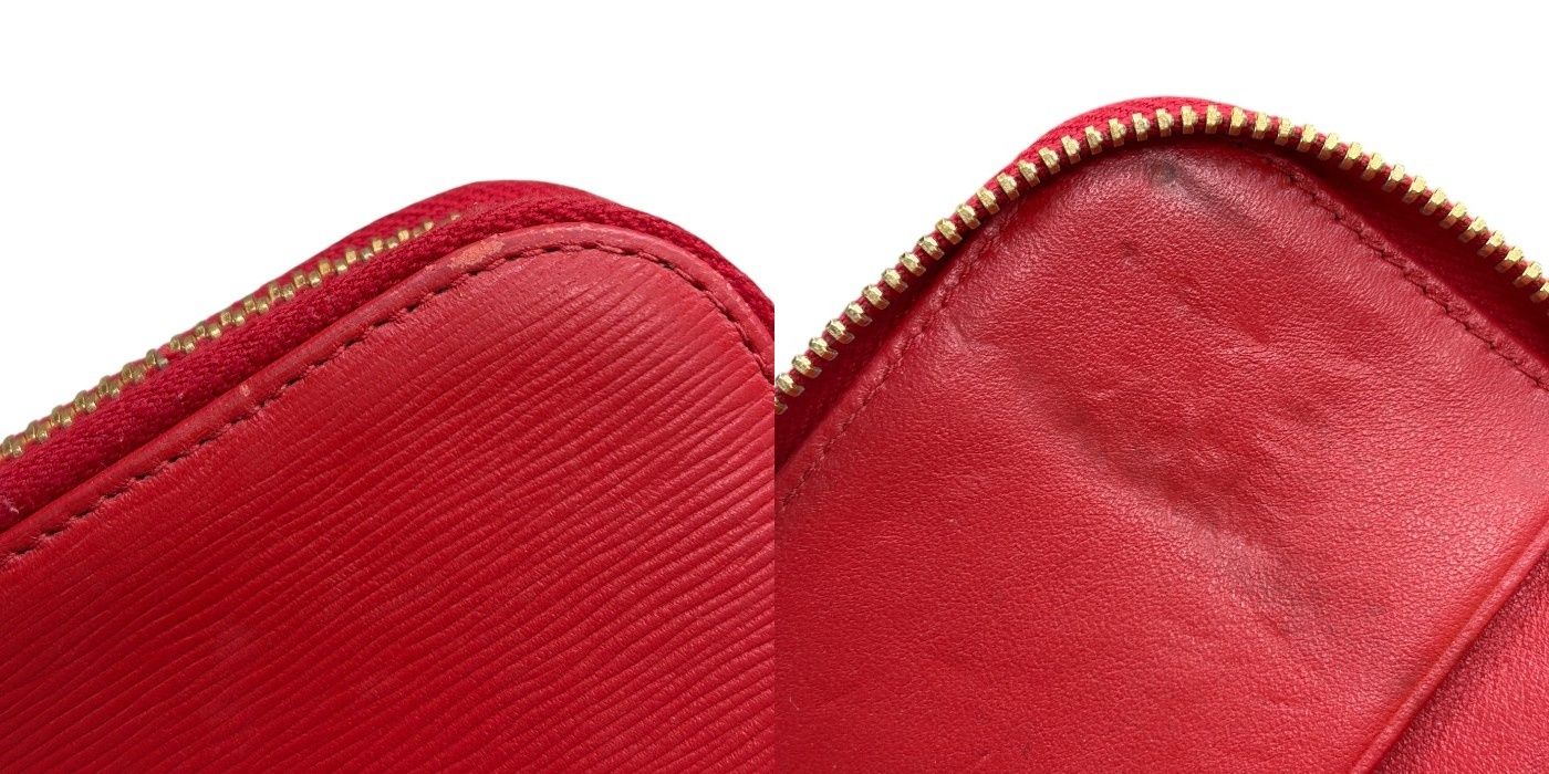 PRADA プラダ 6連 ラウンドファスナー キーケース レッド レザー ブランド 小物 レディース 中古 W4 PRADA プラダ 6連 ラウンドファスナー キーケース レッド レザー ブランド 小物 レディース 中古 W4