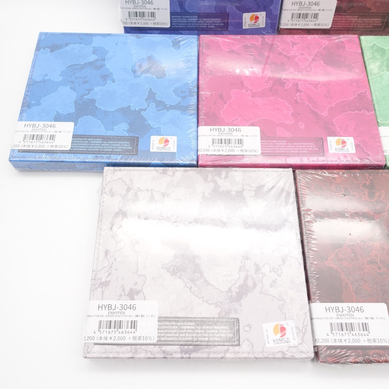 ENHYPEN THE SIN : VANISH FUGITIVES ver. 7形態セット 各メンバー1枚