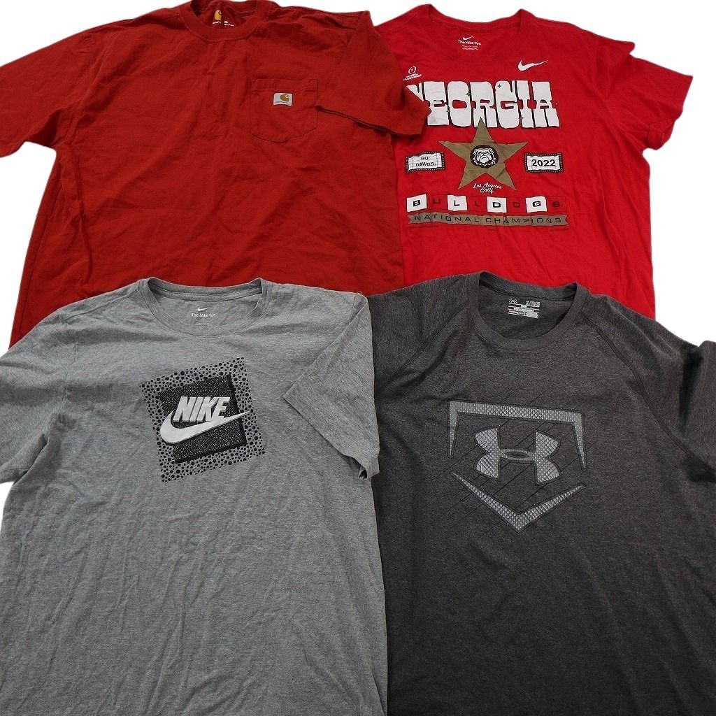 古着卸 まとめ売り ブランドMIX Tシャツ 15枚セット ( メンズ XL/2XL ) ノースフェイス カーハート ディッキーズ トミー 中古 古着 NE9053