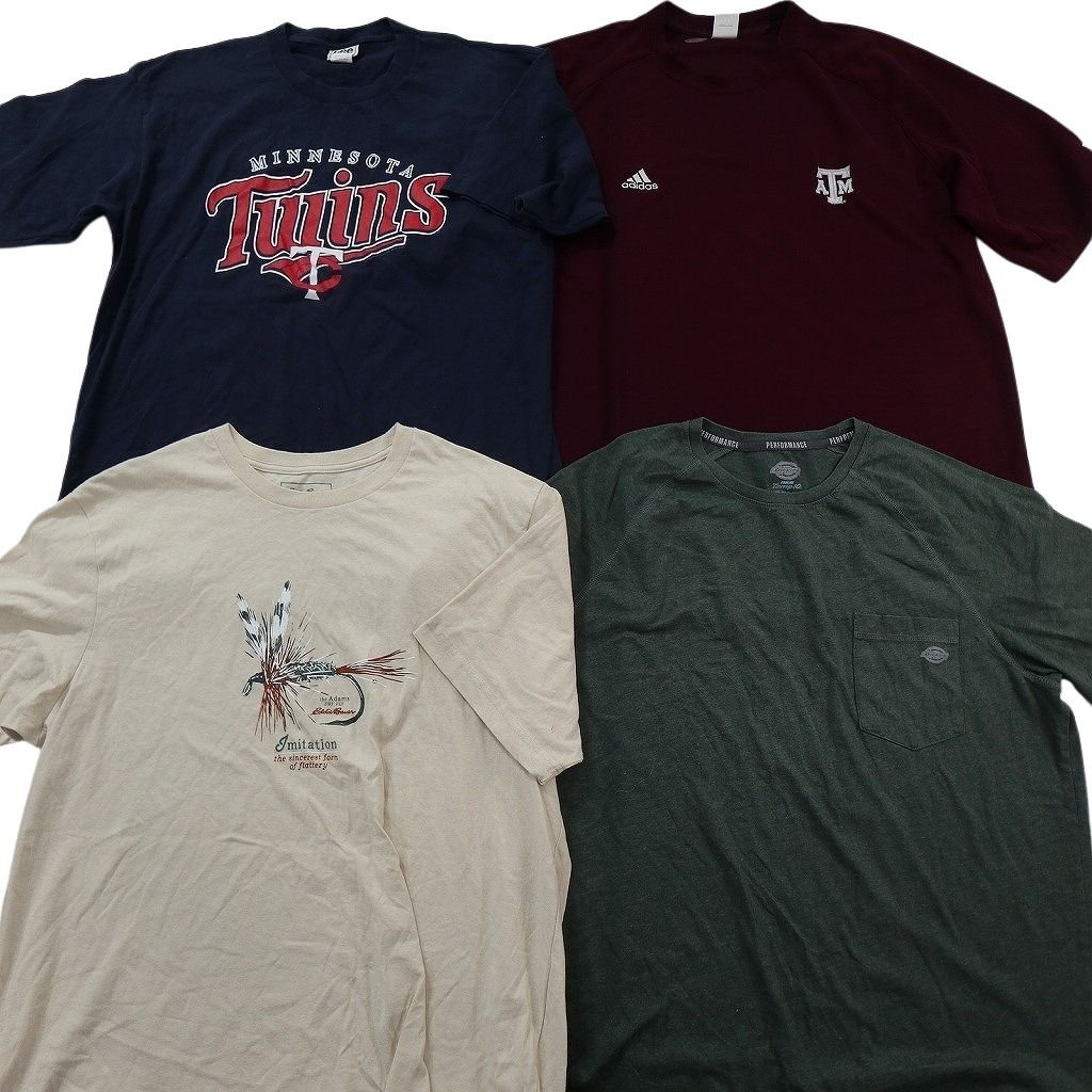 古着卸 まとめ売り ブランドMIX Tシャツ 16枚セット ( メンズ XL ) ディッキーズ エディーバウアー ノーティカ ナイキ 中古 古着 NE9058