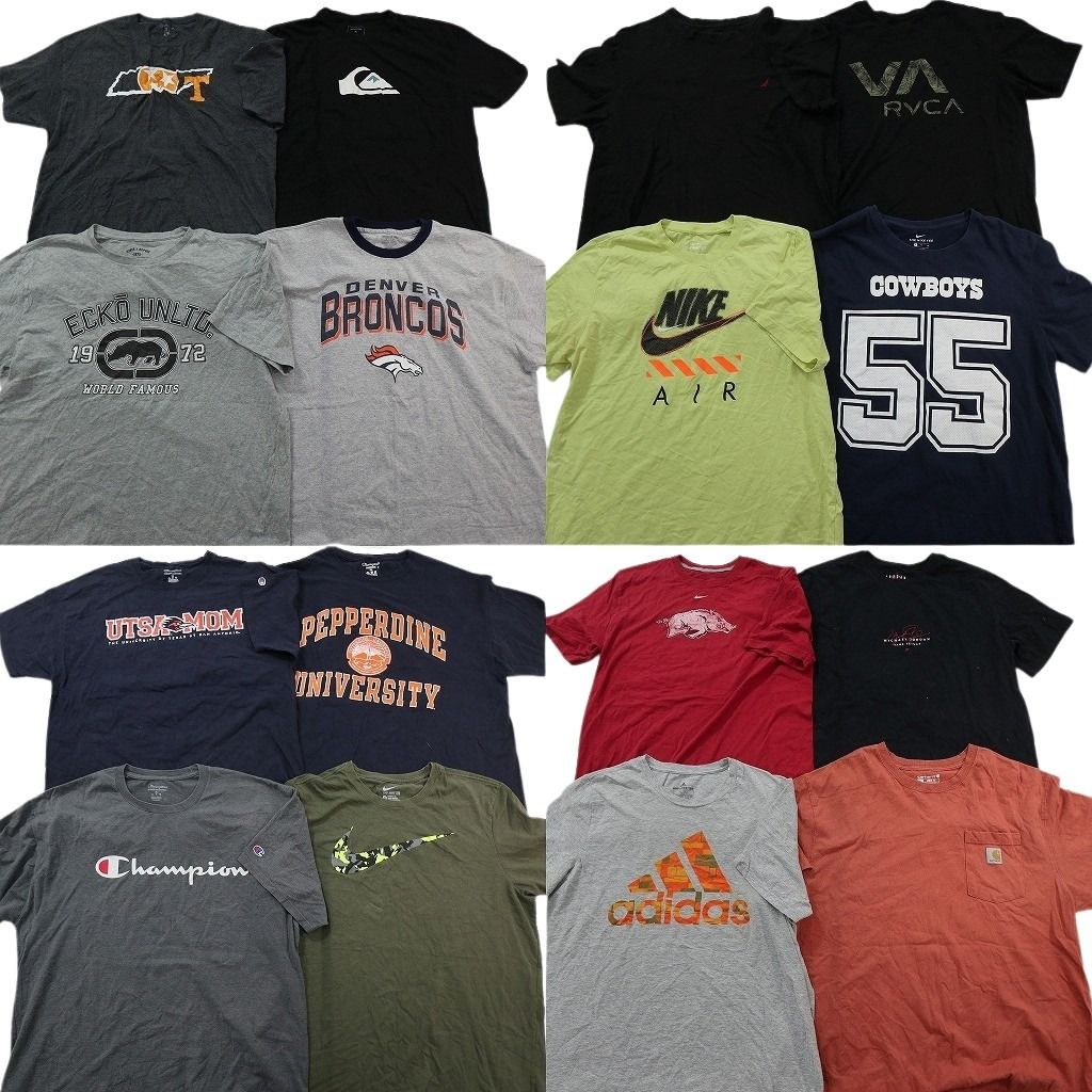 古着卸 まとめ売り ブランドMIX Tシャツ 16枚セット ( メンズ XL ) ジョーダン ノーティカ ナイキ チャンピオン 中古 古着 NE9059