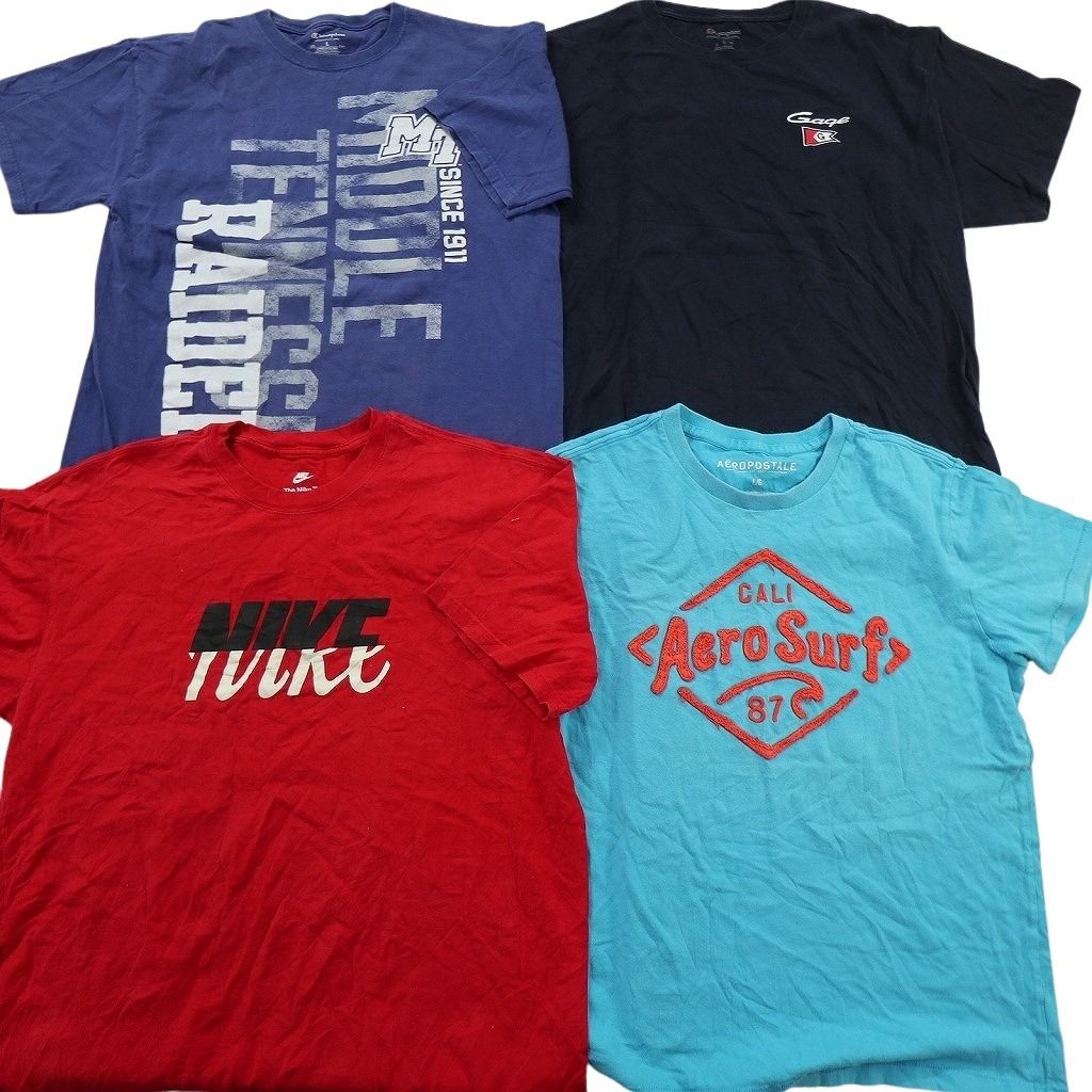 古着卸 まとめ売り ブランドMIX Tシャツ 16枚セット ( メンズ L ) カーハート コロンビア ジョーダン リーバイス 中古 古着 NE9060