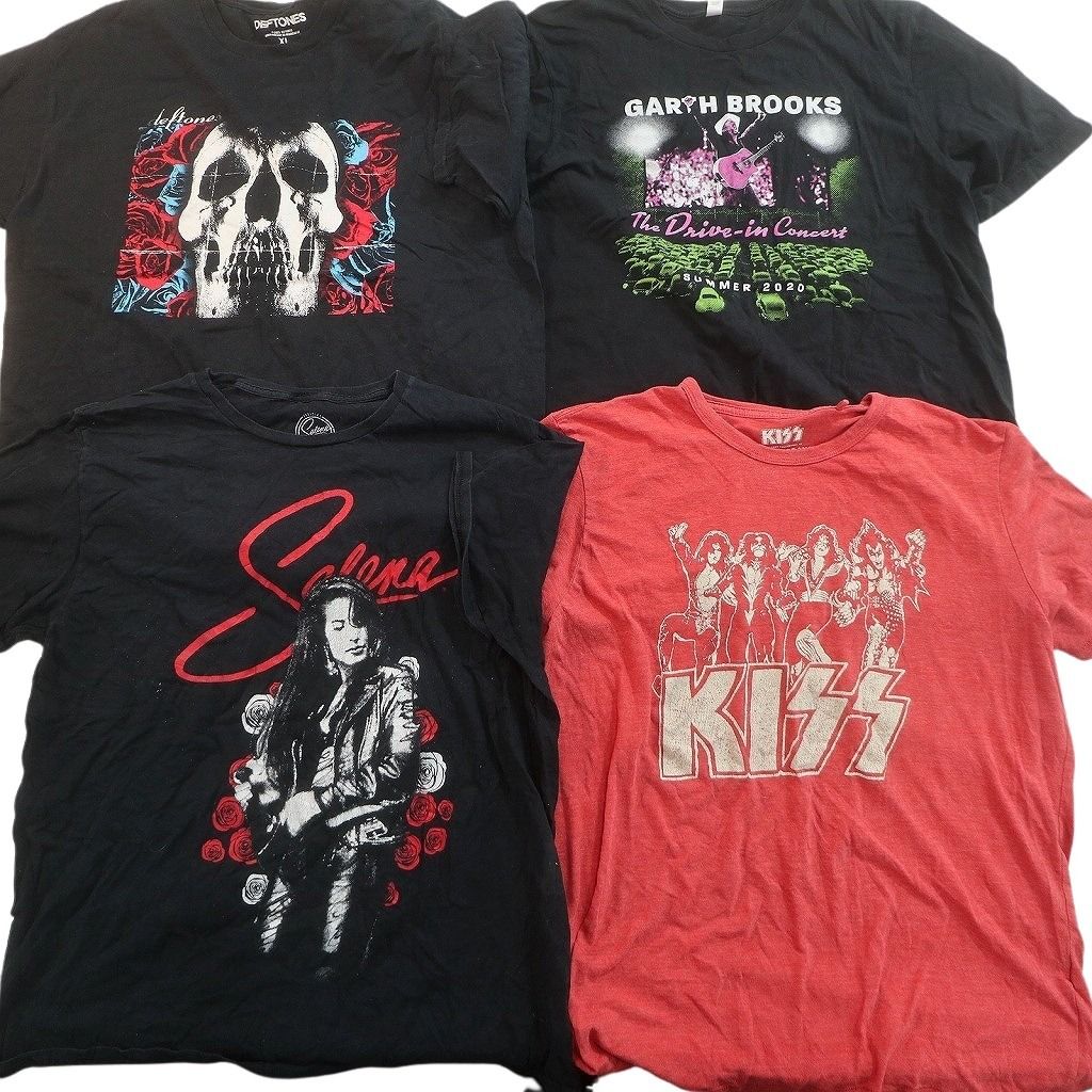 古着卸 まとめ売り 音楽・バンド Tシャツ 16枚セット ( メンズ XL/2XL ) KISS ニルヴァーナ ローリングストーンズ 中古 古着 NE9061 古着卸 まとめ売り 音楽・バンド Tシャツ 16枚セット ( メンズ XL/2XL ) KISS ニルヴァーナ ローリングストーンズ 中古 古着 NE9061