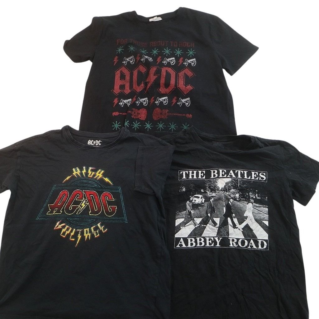 古着卸 まとめ売り 音楽・バンド Tシャツ 14枚セット ( メンズ XS/S/M ) AC/DC KISS アイアンメイデン ビートルズ 中古 古着 NE9074 古着卸 まとめ売り 音楽・バンド Tシャツ 14枚セット ( メンズ XS/S/M ) AC/DC KISS アイアンメイデン ビートルズ 中古 古着 NE9074