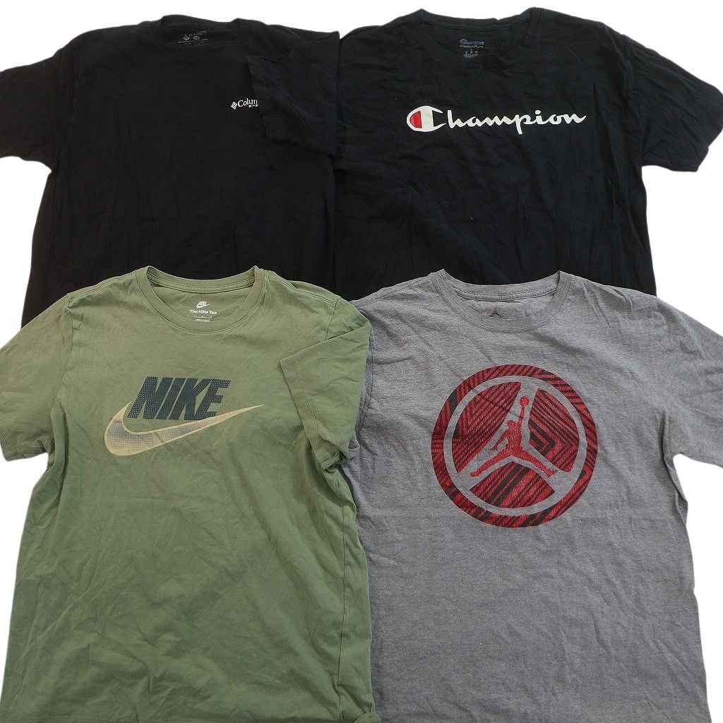 古着卸 まとめ売り ブランドMIX Tシャツ 16枚セット ( メンズ L ) コロンビア ナイキ チャンピオン アディダス 中古 古着 NE9076