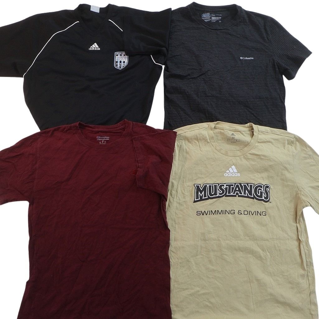 古着卸 まとめ売り ブランドMIX Tシャツ 16枚セット ( メンズ M ) GAP コロンビア ナイキ チャンピオン アディダス 中古 古着 NE9078