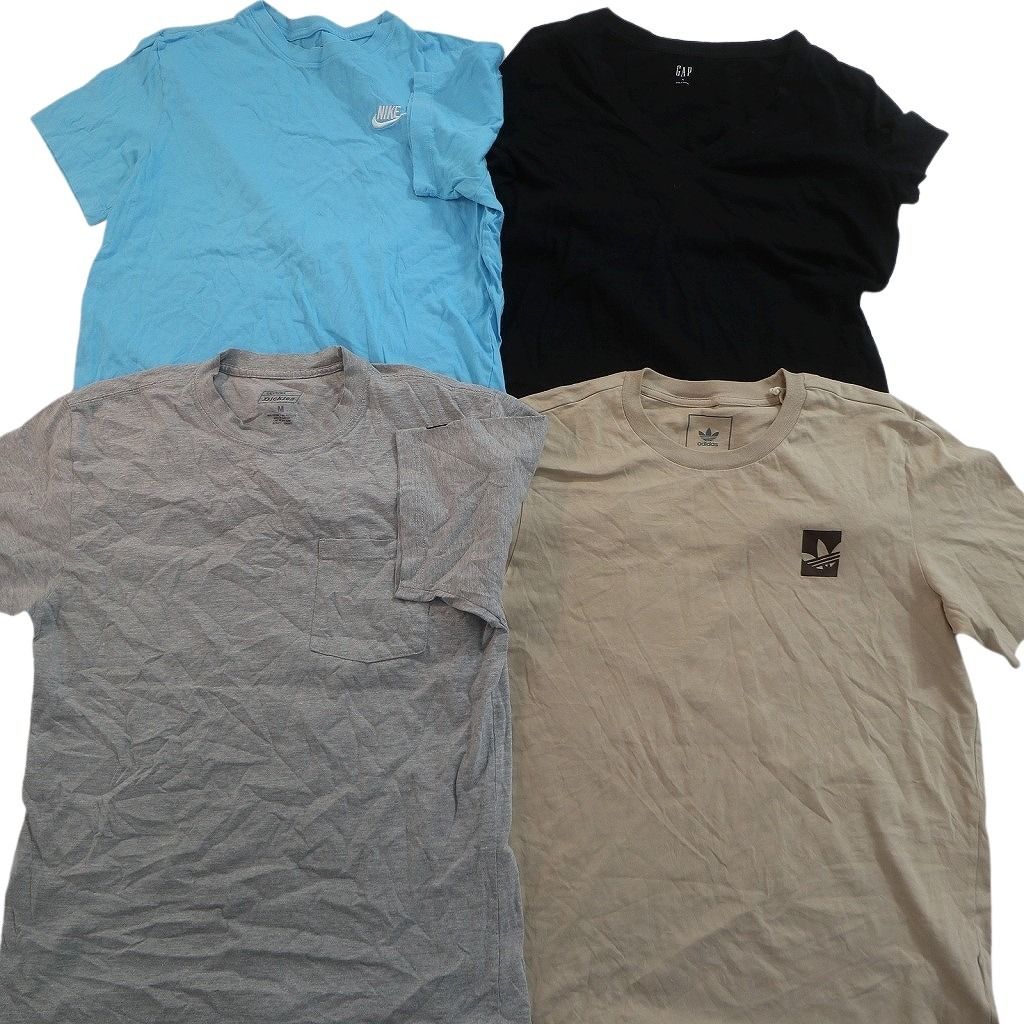 古着卸 まとめ売り ブランドMIX Tシャツ 16枚セット ( メンズ M ) GAP ディッキーズ アディダス ナイキ プーマ 中古 古着 NE9079 古着卸 まとめ売り ブランドMIX Tシャツ 16枚セット ( メンズ M ) GAP ディッキーズ アディダス ナイキ プーマ 中古 古着 NE9079