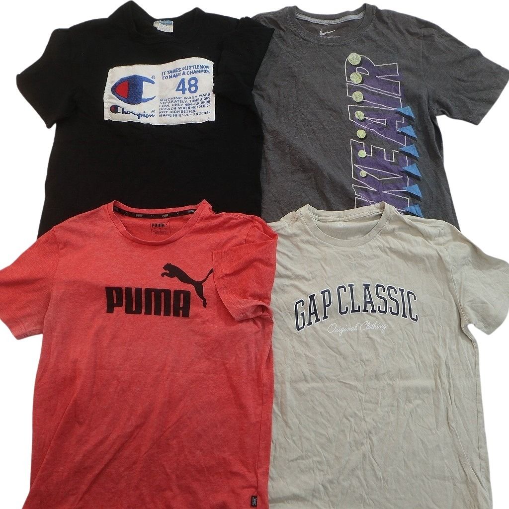 古着卸 まとめ売り ブランドMIX Tシャツ 16枚セット ( メンズ S ) GAP VANS ナイキ チャンピオン アディダス 中古 古着 NE9080 古着卸 まとめ売り ブランドMIX Tシャツ 16枚セット ( メンズ S ) GAP VANS ナイキ チャンピオン アディダス 中古 古着 NE9080