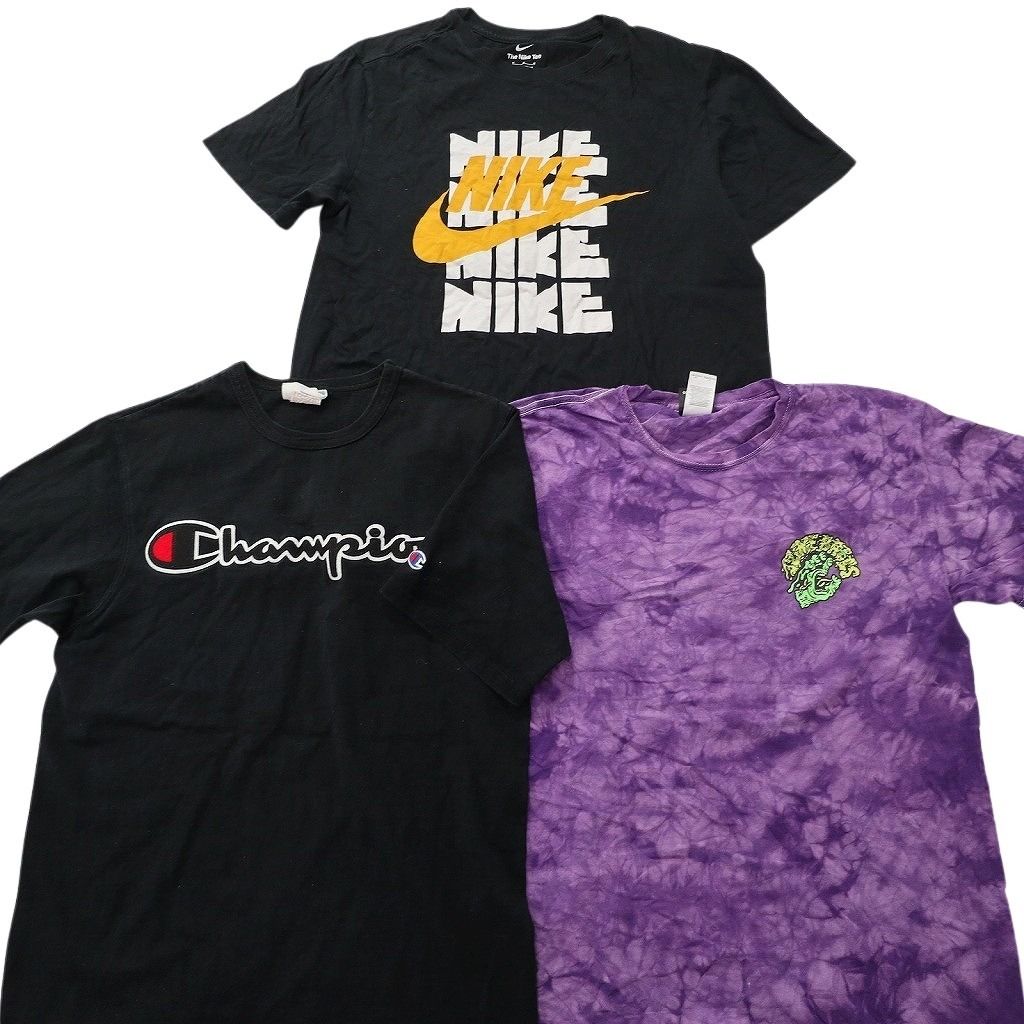古着卸 まとめ売り ブランドMIX Tシャツ 15枚セット ( メンズ M ) パタゴニア ナイキ チャンピオン ジョーダン 中古 古着 NE9087