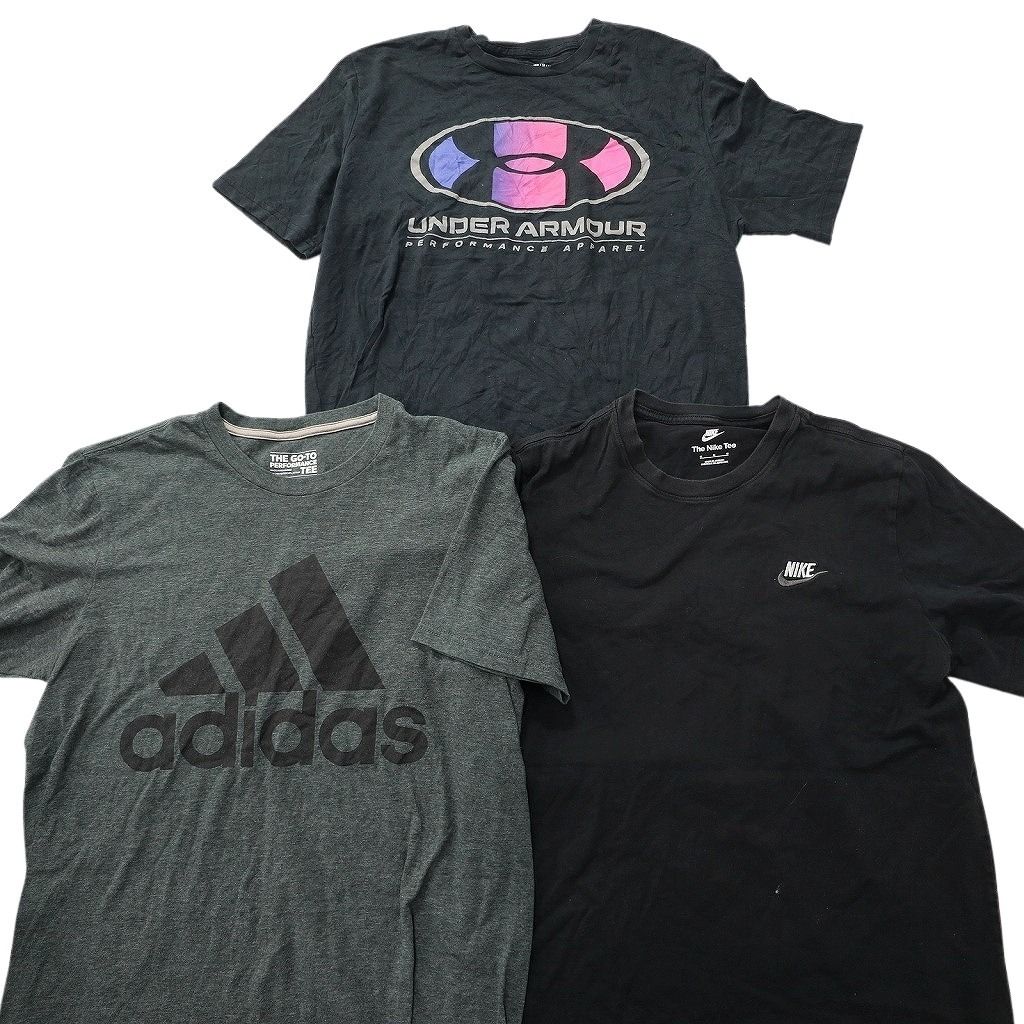 古着卸 まとめ売り ブランドMIX Tシャツ 15枚セット ( メンズ M ) ノースフェイス ナイキ チャンピオン アディダス 中古 古着 NE9089